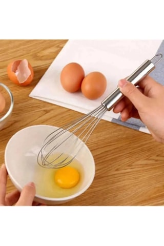 Safestore Paslanmaz Çelik Çırpıcı Pratik Yumurta Sos Karıştırıcı Çırpma Teli 25 Cm Genel