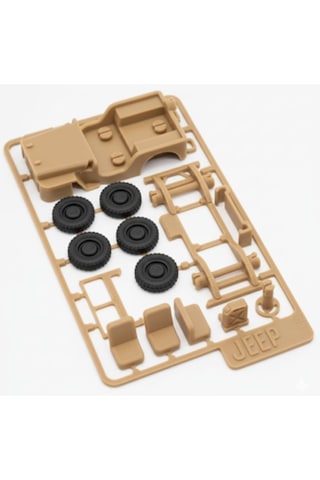 Jeep Kit Card - Eğitici Deney Oyuncak 90x45x45 mm.