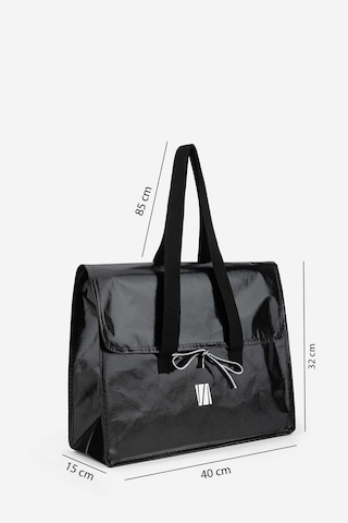Valmenti Unisex Tekstil Siyah Orta Bez Poşet Çanta 1223 Val-3500 Orta Boy/sıyah