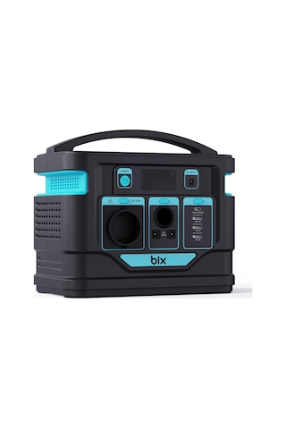 Bix Ps80k Taşınabilir Güç Kaynağı - Ac/dc/usb, Güneş Paneli Uyumlu - 80000mah 296wh 300w Taşınabilir Siyah