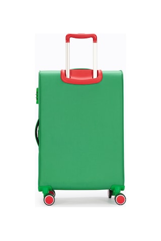 Benetton Büyük Boy Kumaş Valiz Yeşil Bnt2800