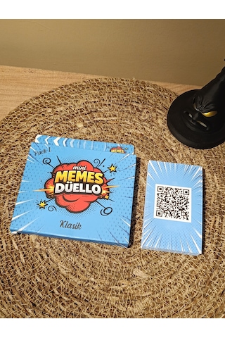 Memes Bulmaca Kutu Oyunu Klasik 1. Model - Kese Hediyeli - Eğlenceli Grup & Parti Oyunu