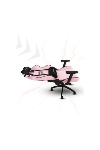 Rio Balerion Terletmez Kadife Kumaş Pembe Gaming Oyuncu Koltuğu - 2 Pembe
