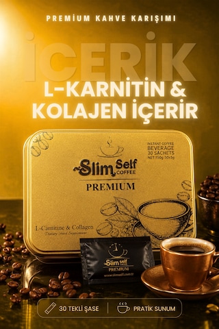 Slimself Premium Form Kahvesi 30 Şase Günlük