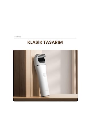 Enchen Boost 2 Beyaz Taşınabilir Şarjlı Saç Kesim Makinesi
