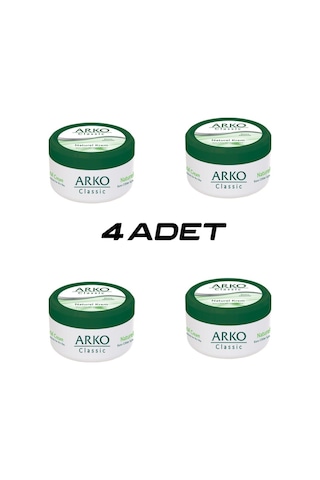 4 Adet Arko Classic Naturel El Kremi 150ml Aloe Vera