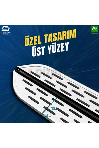 S-dizayn Citroen C5 Aircross 2 Hybrid Benzinli Oem Still Pro V1 Aluminyum Yan Basamak 193 Cm 2025 Üz