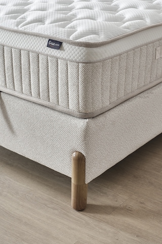 Bohem Prime Tek Kişilik Premium Ortopedik Pocket Yaylı Yatak Isı Dengeleyici Konfor Ve Sessiz Uyku Ekru