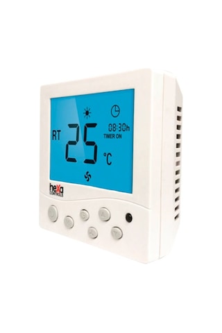 Hexa Controls RT226-R4-B Sıva Üzeri 2/4 Borulu Fan Coil Termostatı