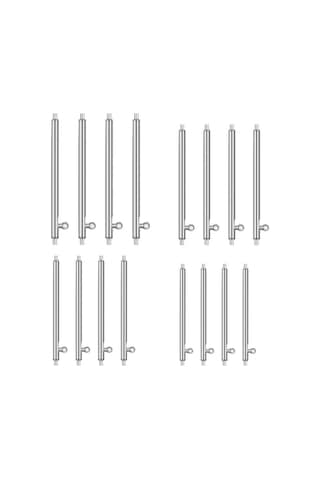 Akıllı Pratik Saat Pimi 16 Adet Karışık Çelik Yaylı 18-20-22-24mm