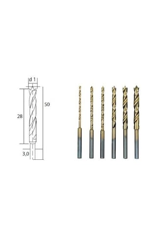 Proxxon 28876 Matkap Uç Seti 6'Lı