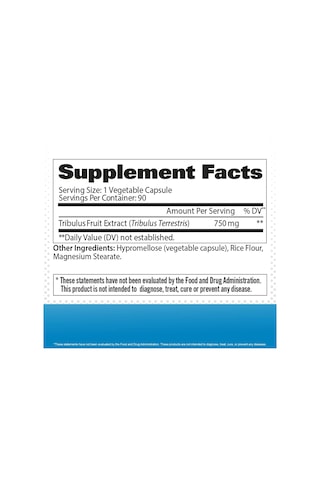 Gat Tribulus Male 750 Performance Enhancement 90 Herbal Capsules