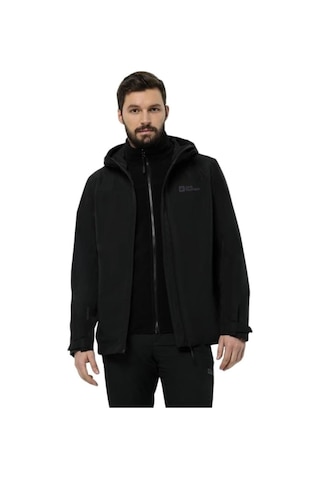 Jack Wolfskin Jack Wolfskın 1115311 Taubenberg 3in1 Jkt M Erkek Mont Siyah