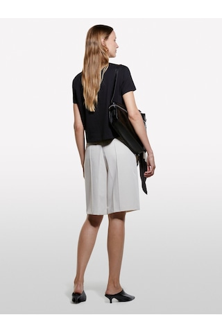 Sisley Pamuk Bisiklet Yakalı T-shirt Kadın Siyah T-shirt - 325a3ı1xl101s