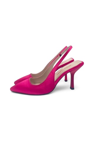 Ember Pembe Şık Ve Zarif Kadın Stiletto Topuklu Ayakkabı Pembe