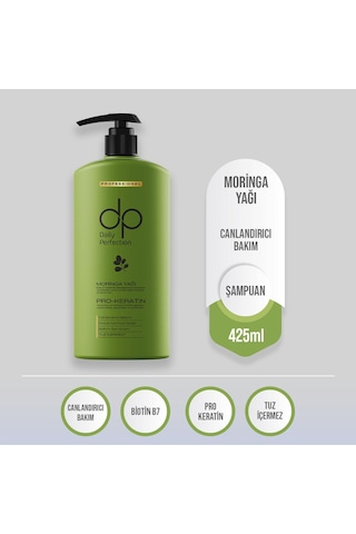 Dp Daily Perfection Şampuan Moringa Yağı 425 ML X 2 & Saç Bakım Kremi Moringa 350 ML