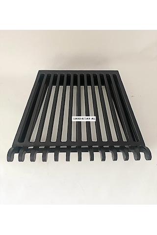 Döküm Izgara Şömine Izgarası 61 Cm X 40 Cm.X 45 Cm 13 Lü Izgara Çekmeceli