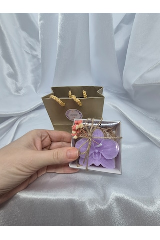 Linda Candleshop Kadınlar Günü Hediyelik Mum 10'lu Paket Lila