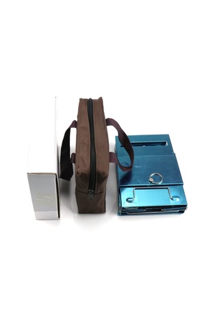 Reedark Portatif Çelik Mangal Ocağı, Çift Çelik Malzeme İle 1-2 Kişilik, Katlanabilir Taşınabilir Tasarım Çok Renkli