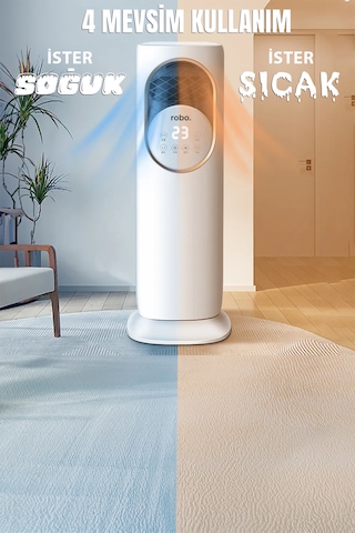 Robo Uzaktan Kumandalı Sıcak Soğuk Hava Isıtıcı Soğutucu Ünite