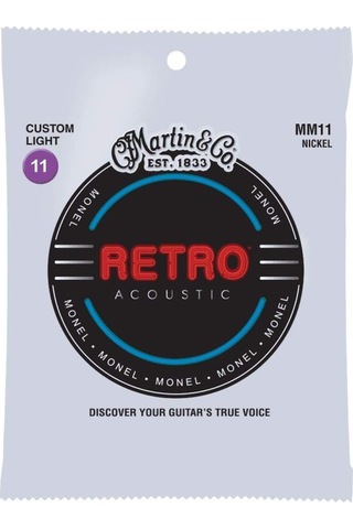 Martin Co Retro Mm11 011-.052 Custom Light Akustik Gitar Teli