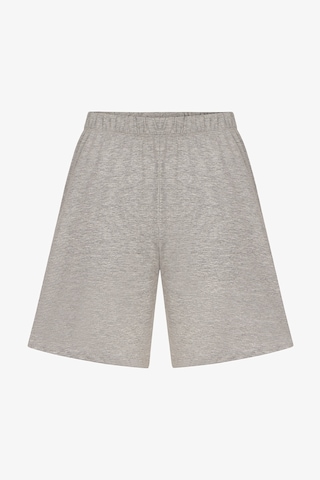 Penti Erkek Renkli Calm Grey Şortlu Pijama Takımı
