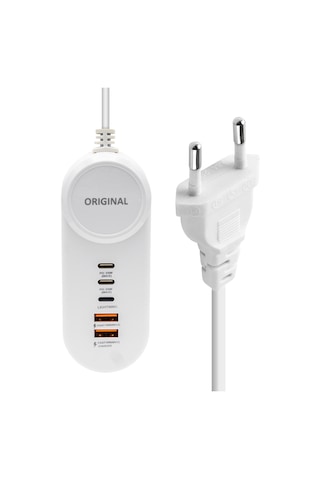 Powermaster Pm-20659 15 Watt 2 Type-c + 2 Usb-a Şarj + Pd Lightning Adaptör