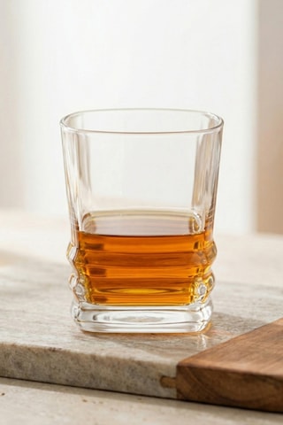 Lav Elegan Cam Likör Bardağı 6'lı 80 ml (Şerbet Bardağı , Mini Tatlı Servis )