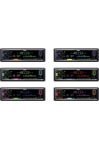 Reıss Audı Rs-mx88dsp Oto Teyp Dsp 4x50 Watt Bluetooth Mobil Aplikasyon Usb Sd Fm Aux