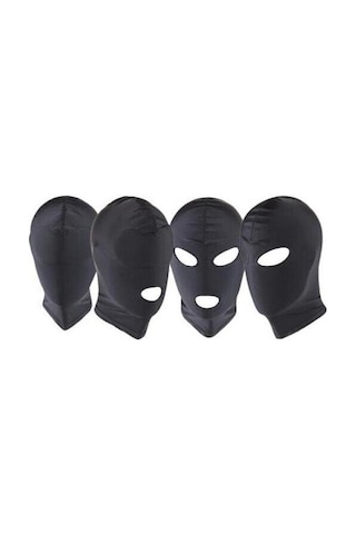 Odins Shop Fantezi Fetish Maske Spandex Siyah 029