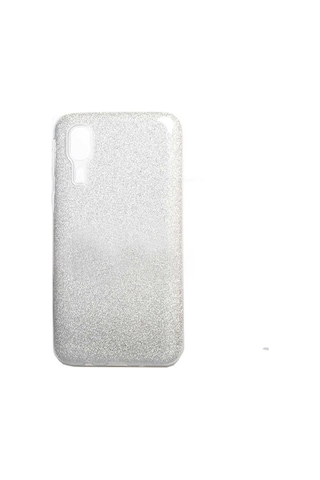 Samsung Uyumlu Galaxy A2 Core Kılıf Zore Shining Silikon Gümüş