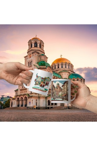 Bulgaristan Kupa Bardak 2 Adet Seyahat Hatıra Bulgaria Mug