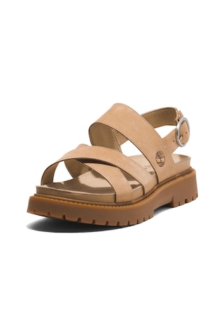 Timberland Clairemont Way Backstrap Sandalet Kadın Ayakkabısı Tb0a61t4en31 Bej