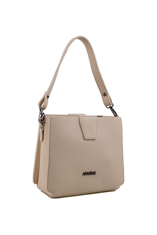 Kare Küçük Boy Kadın Kol Çantası- 22 X 20 X 10 - 03154 - 22 X 20 X 10 / Krem Çok Renkli