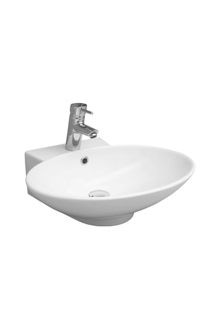 Serel - Chamonix Tezgah Üstü Lavabo 55 Cm Beyaz - Ch01tds000- Beyaz