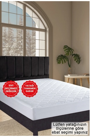 Alez Kapitoneli Fitted Yatak Koruyucu Alez