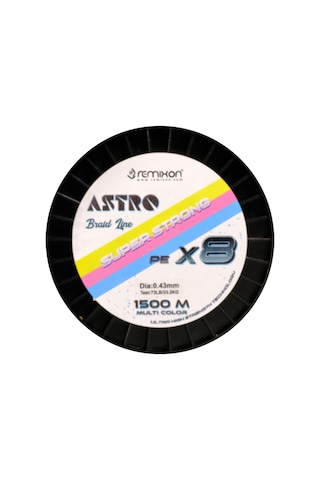 Remixon Astro 8b Multicolor 1500m İp Misina 0,35mm 0,35mm