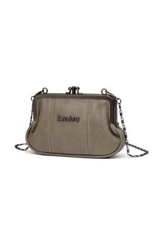 Smart Bags Mini Boy Yıkama Deri Burslu Kadın Kese 21-k Barcelona 1937-7 Mint