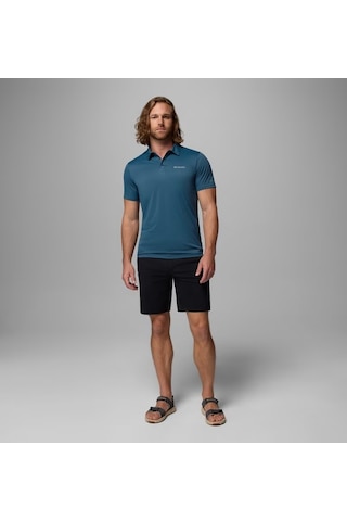 Columbia Ao3614 Hike Technical Erkek Polo T-shirt 1990401429 Mavi