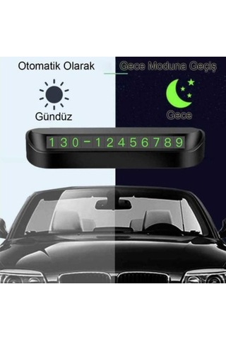 Şık Tasarım Mıknatıslı Gizli Park Telefon Kartı Araç Gereci Günlük Fonksiyonel