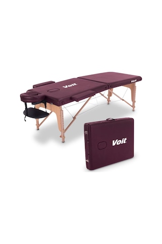 Voit 55003 Bordo Çanta Şeklinde Katlanabilir Masaj Masası + Kılıf