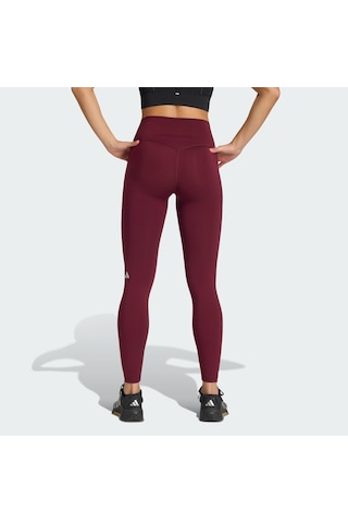 Adidas Hz0872 W 3ss X-over L Kadın Spor Tayt Bordo