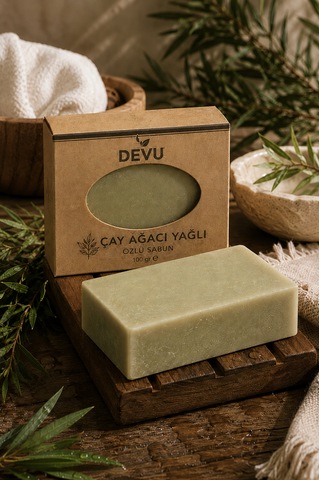 Çay Ağacı Yağlı El Yapımı Doğal Sabun