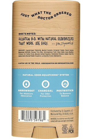 Dr. Squatch Coastal Mist Alüminyumsuz Stick Deodorant 75gr