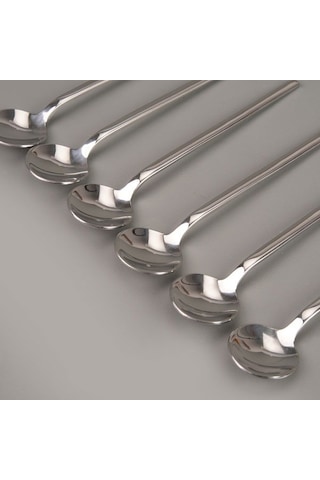 Hisar Kosova 6'lı Çay Kaşığı Seti - Inox Inox
