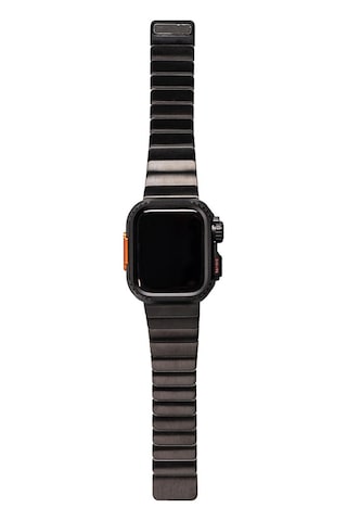 Apple Uyumlu  Watch Series 4/5/6/se 1.nesil 44mm Kasa Gövde Koruyucu Ve Metal Kordon 2 İn 1 Set