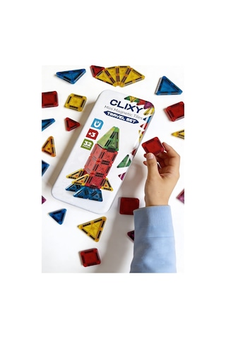 Mini Manyetik Bloklar 32 Parça Travel Set