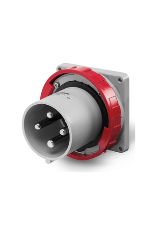 Scame IP67 Makine Fişi (Düz) 4  x  125 A (3P+E) Trifaze