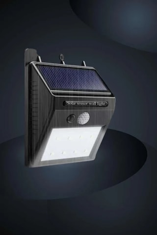 Bahçe Aydınlatma Sensörlü Güneş Enerjili Duvar Lambası 40 Led Işık Diğer