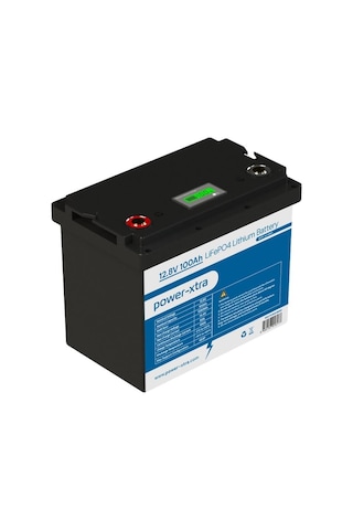 Power-xtra 12.8v 100ah Lifepo4 Lityum Akü - Ekranlı